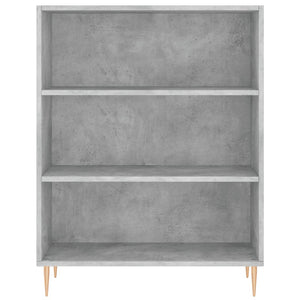 vidaXL Highboard Concrete Grey 69.5x34x180 cm Engineered Wood