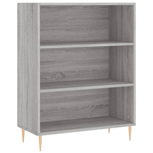 vidaXL Highboard Grey Sonoma 69.5x34x180 cm Engineered Wood