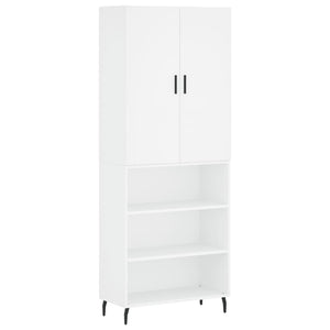 vidaXL Highboard White 69.5x34x180 cm Engineered Wood