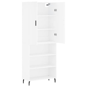 vidaXL Highboard White 69.5x34x180 cm Engineered Wood