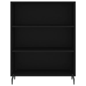 vidaXL Highboard Black 69.5x34x180 cm Engineered Wood