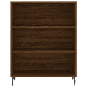 vidaXL Highboard Brown Oak 69.5x34x180 cm Engineered Wood