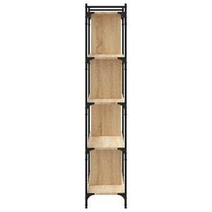 vidaXL Bookcase 5-Tier Sonoma Oak 76x32x158 cm Engineered Wood