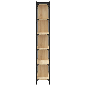 vidaXL Bookcase 6-Tier Sonoma Oak 76x32x192 cm Engineered Wood