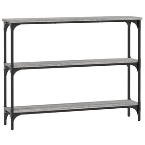 vidaXL Console Table Grey Sonoma 100x22.5x75 cm Engineered Wood