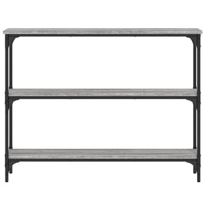 vidaXL Console Table Grey Sonoma 100x22.5x75 cm Engineered Wood