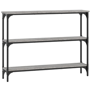 vidaXL Console Table Grey Sonoma 100x22.5x75 cm Engineered Wood