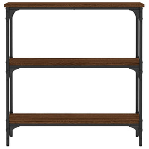 vidaXL Console Table Brown Oak 75x22.5x75 cm Engineered Wood