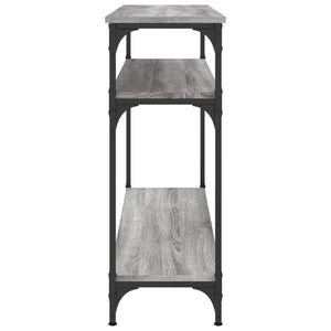 vidaXL Console Table Grey Sonoma 100x29x75 cm Engineered Wood