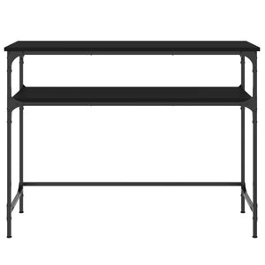 vidaXL Console Table Black 100x35.5x75 cm Engineered Wood