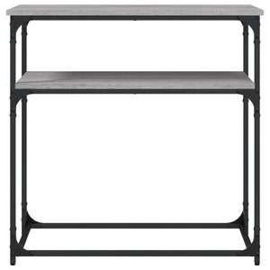 vidaXL Console Table Grey Sonoma 75x35.5x75 cm Engineered Wood