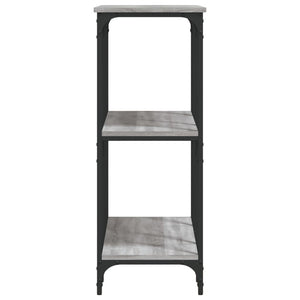 vidaXL Console Table Grey Sonoma 102x35x90 cm Engineered Wood