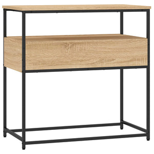 vidaXL Console Table Sonoma Oak 75x40x75 cm Engineered Wood