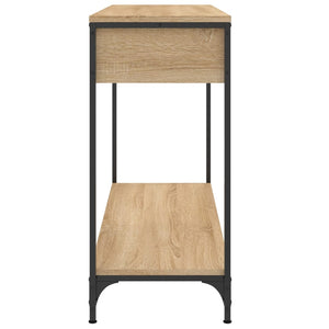 vidaXL Console Table Sonoma Oak 100x34.5x75 cm Engineered Wood