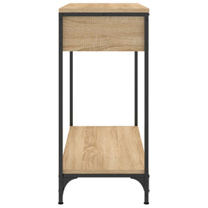 vidaXL Console Table Sonoma Oak 75x34.5x75 cm Engineered Wood