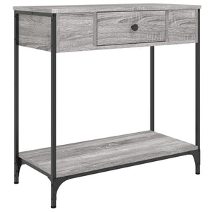 vidaXL Console Table Grey Sonoma 75x34.5x75 cm Engineered Wood