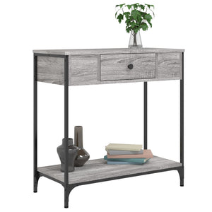 vidaXL Console Table Grey Sonoma 75x34.5x75 cm Engineered Wood