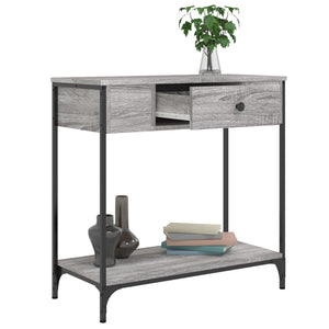 vidaXL Console Table Grey Sonoma 75x34.5x75 cm Engineered Wood