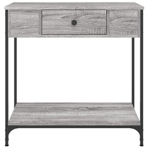 vidaXL Console Table Grey Sonoma 75x34.5x75 cm Engineered Wood