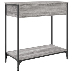 vidaXL Console Table Grey Sonoma 75x34.5x75 cm Engineered Wood