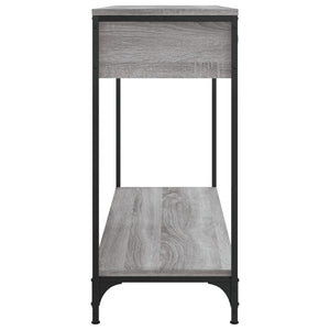 vidaXL Console Table Grey Sonoma 100x34.5x75 cm Engineered Wood