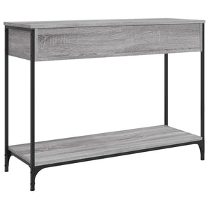 vidaXL Console Table Grey Sonoma 100x34.5x75 cm Engineered Wood