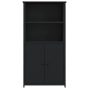 vidaXL Highboard Black 62x36x121.5 cm Engineered Wood