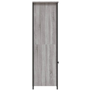 vidaXL Highboard Grey Sonoma 62x36x121.5 cm Engineered Wood