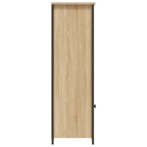 vidaXL Highboard Sonoma Oak 62x32x103.5 cm Engineered Wood