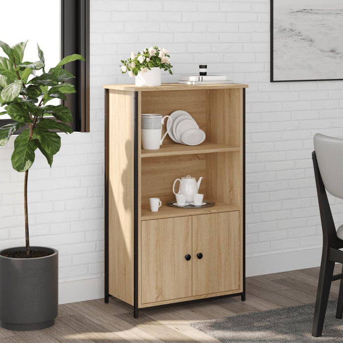 vidaXL Highboard Sonoma Oak 62x32x103.5 cm Engineered Wood