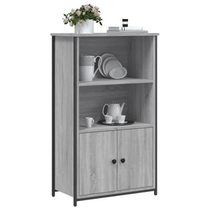 vidaXL Highboard Grey Sonoma 62x32x103.5 cm Engineered Wood