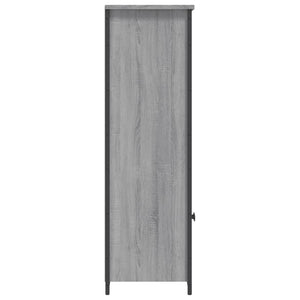 vidaXL Highboard Grey Sonoma 62x32x103.5 cm Engineered Wood