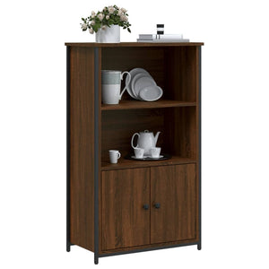 vidaXL Highboard Brown Oak 62x32x103.5 cm Engineered Wood