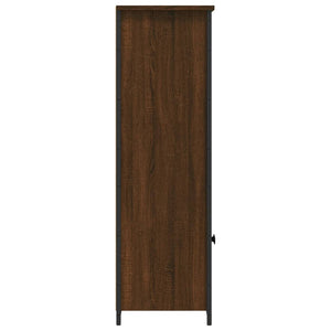 vidaXL Highboard Brown Oak 62x32x103.5 cm Engineered Wood