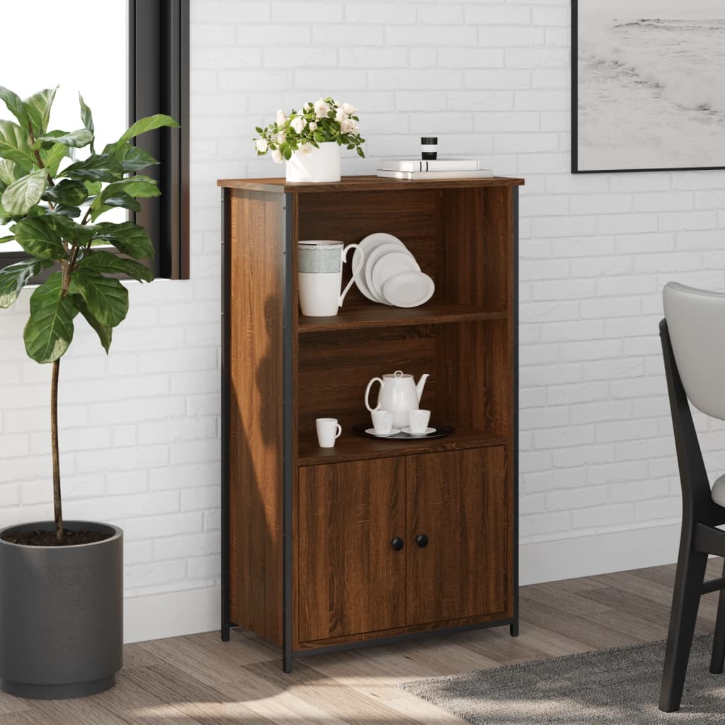 vidaXL Highboard Brown Oak 62x32x103.5 cm Engineered Wood