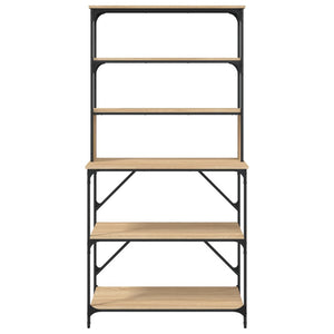 vidaXL Baker's Rack 6-Tier Sonoma Oak 90x40x180 cm Engineered Wood