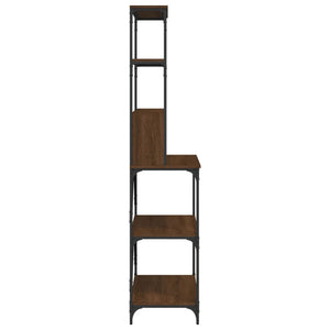 vidaXL Baker's Rack 6-Tier Brown Oak 90x40x180 cm Engineered Wood