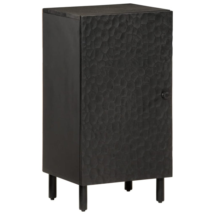 vidaXL Side Cabinet Black 40x33x75 cm Solid Wood Mango