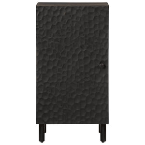 vidaXL Side Cabinet Black 40x33x75 cm Solid Wood Mango