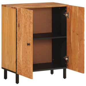 vidaXL Side Cabinet 60x33x75 cm Solid Wood Acacia