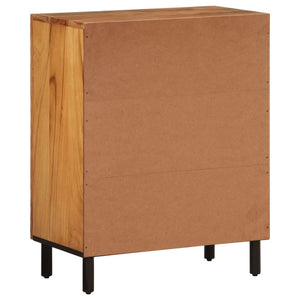 vidaXL Side Cabinet 60x33x75 cm Solid Wood Acacia