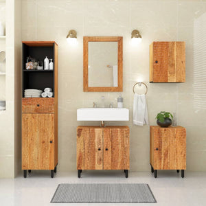 vidaXL Bathroom Cabinet 38x33x160 cm Solid Wood Acacia