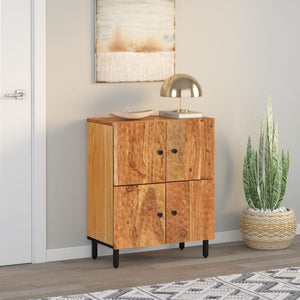 vidaXL Side Cabinet 60x33x75 cm Solid Wood Acacia