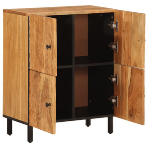 vidaXL Side Cabinet 60x33x75 cm Solid Wood Acacia