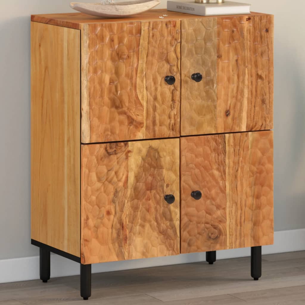 vidaXL Side Cabinet 60x33x75 cm Solid Wood Acacia