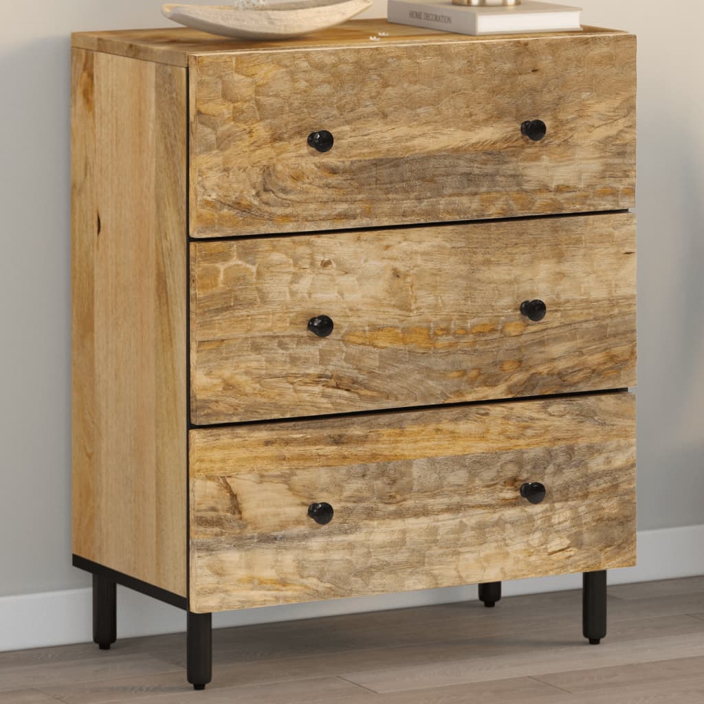 vidaXL Side Cabinet 60x33x75 cm Solid Wood Mango