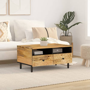 vidaXL Coffee Table 80x54x40 cm Solid Wood Mango