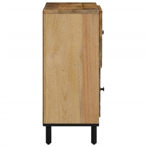 vidaXL Side Cabinet 80x33x75 cm Solid Wood Mango