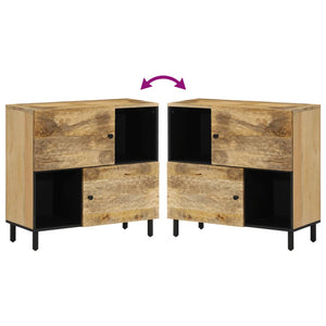 vidaXL Side Cabinet 80x33x75 cm Solid Wood Mango