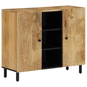 vidaXL Side Cabinet 90x33x75 cm Solid Wood Mango